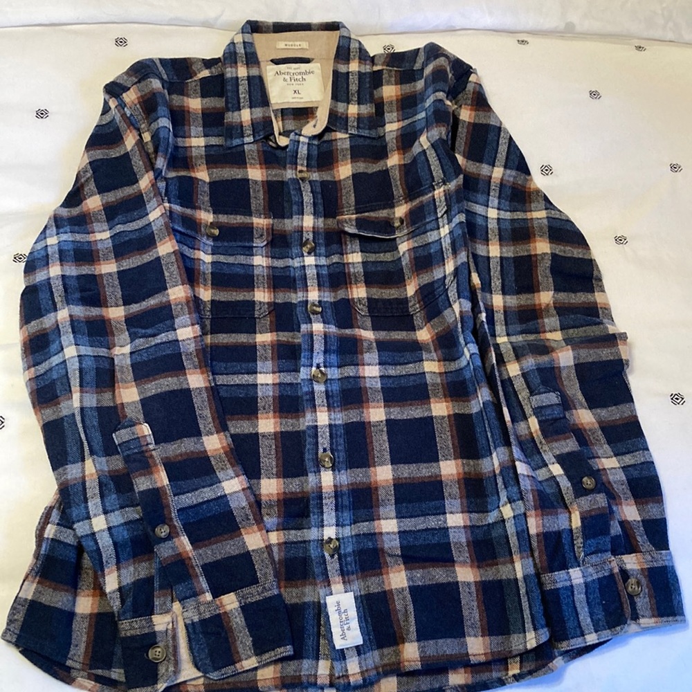 Mens flannel shirt Abercrombie XL